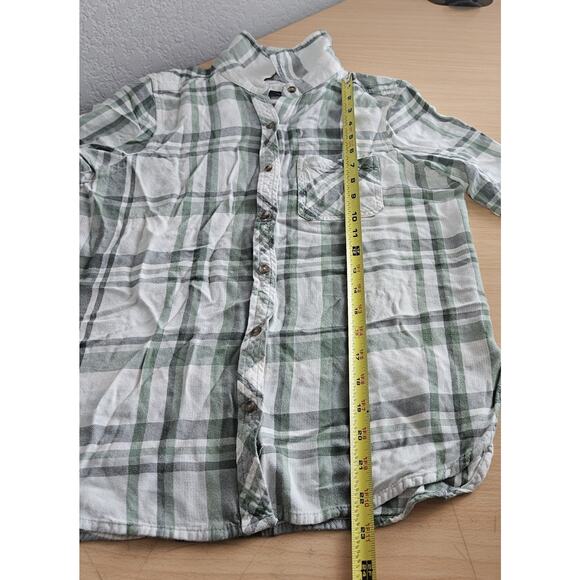 Universal Thread Women's Long Sleeve Flannel Button-Down Shirt Size XS Soft - Picture 6 of 12